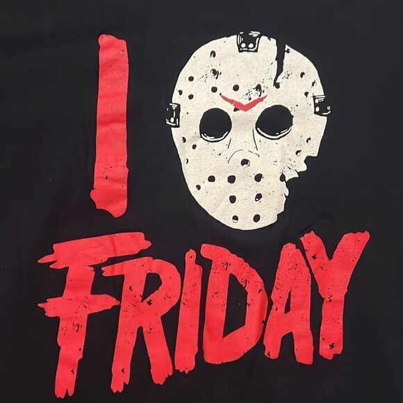 🔥🎃 FRIDAY The 13th “ I ❤️ Friday” - Horror Movie - Perfect Halloween t-shirt - Picture 2 of 4